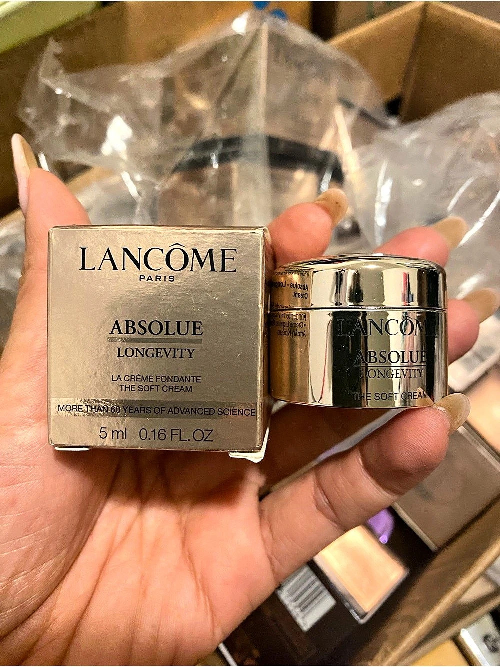 Lancôme Absolue Longevity The Soft Cream 5 mL Travel Size NWT